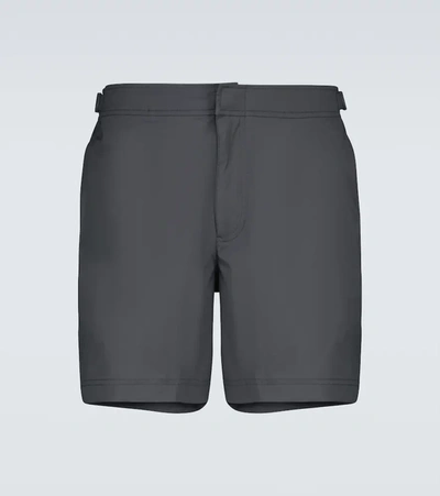 Shop Orlebar Brown Bulldog Sport Swim Shorts In Black