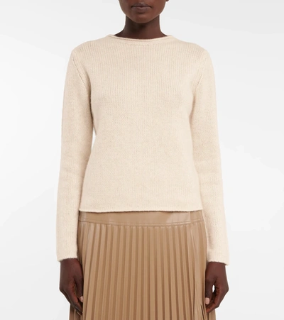 Shop Vince Cashmere Sweater In White