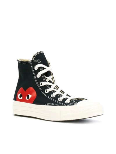 Shop Comme Des Garçons Play `chuck Taylor 70s All Star` Sneakers In Black