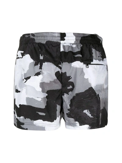 Shop Dolce & Gabbana Camouflage-pattern Swim Shorts In Multicolour