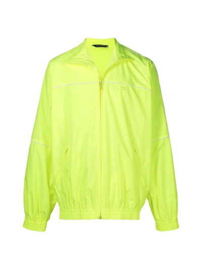 Shop Balenciaga Tracksuit Jacket In Yellow & Orange