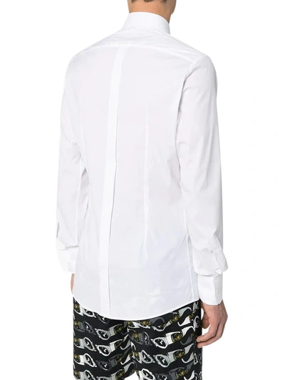Shop Dolce & Gabbana Monochrome Basic Shirt In White