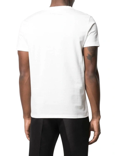Shop Alexander Mcqueen Skull Motif T-shirt In White