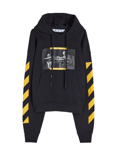 Shop Off-white Caravaggio Painting Hoodie In Black