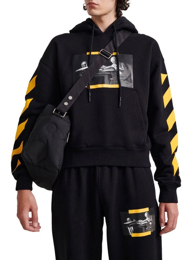 Shop Off-white Caravaggio Painting Hoodie In Black