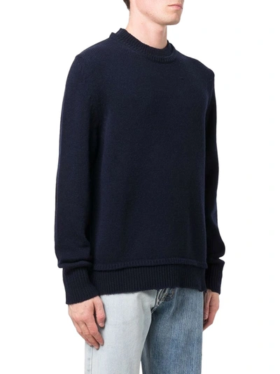 Shop Maison Margiela Wool Sweater In Blue