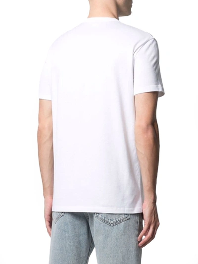 Shop Alexander Mcqueen Amq Logo-print T-shirt In White