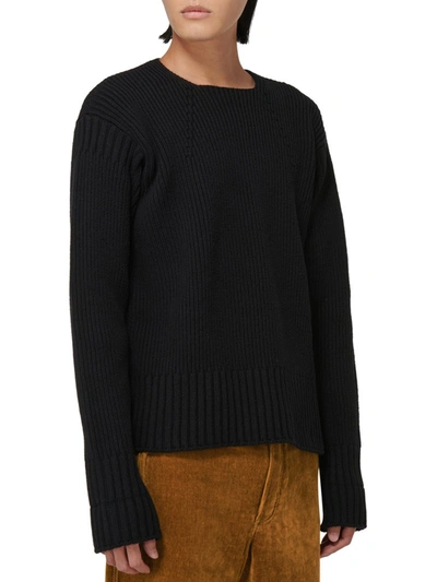 Shop Jacquemus "la Maille Baja" Sweater In Black