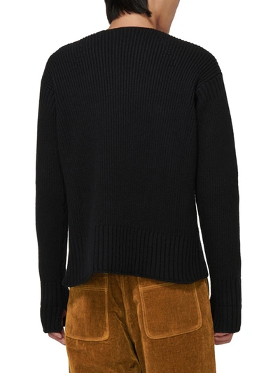 Shop Jacquemus "la Maille Baja" Sweater In Black