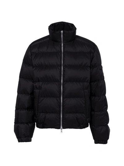 Shop Prada Re-nylon Down Jacket In Black