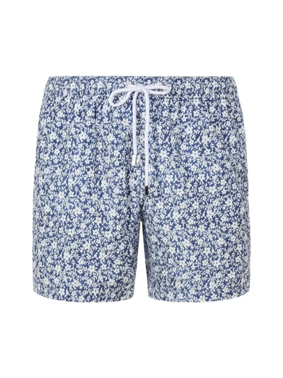 Shop Barba Swimwear Shorts In Blue