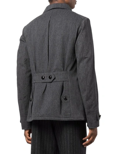 Shop Maison Margiela Sports Jacket In Grey