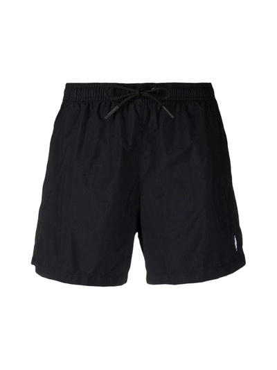 Shop Marcelo Burlon County Of Milan Swim Shorts In Black