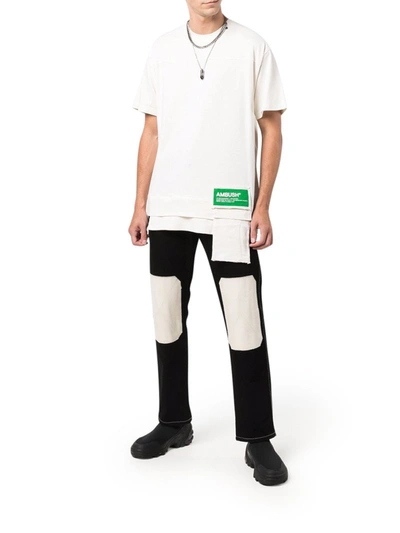 Shop Ambush Waist Pocket T-shirt In White Cotton