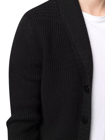 Shop Tom Ford Button-front Cardigan In Black