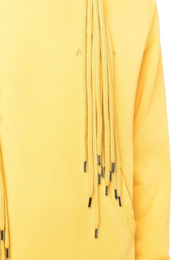 Shop Ambush Multicord Hooded Sweatshirt In Yellow & Orange