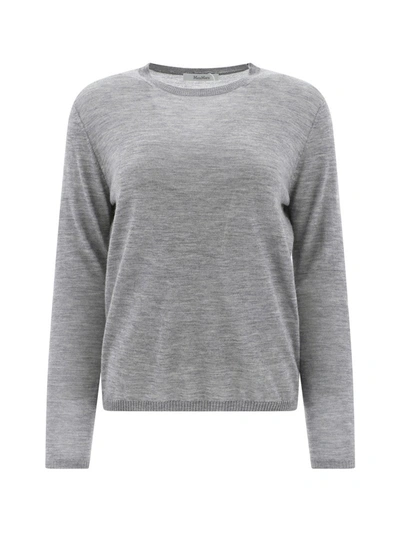 Shop Max Mara "marmo" Sweater In Grey