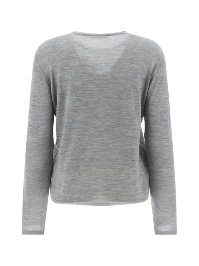Shop Max Mara "marmo" Sweater In Grey