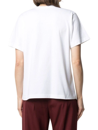 Shop Alaïa Jersey T-shirt In White