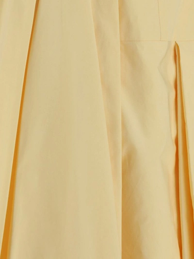 Shop Alexander Mcqueen Sleeveless Dress In Yellow & Orange