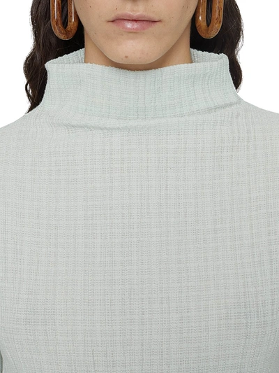 Shop Jil Sander High Neck Top In Blue