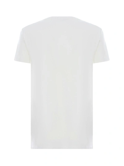 Shop Max Mara "bambina" Cotton T-shirt In White