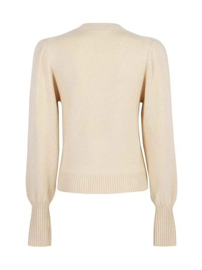 Shop Chloé Sand Cashmere Sweater In Nude & Neutrals