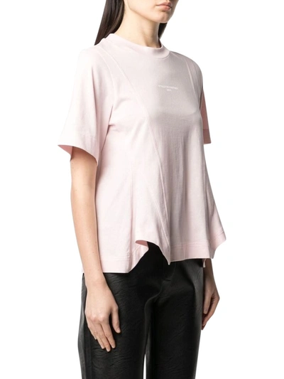 Shop Stella Mccartney T-shirt With Logo In Pink & Purple