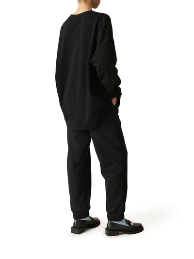 Shop Ganni Software Isoli Oversized Sweatshirt In Black
