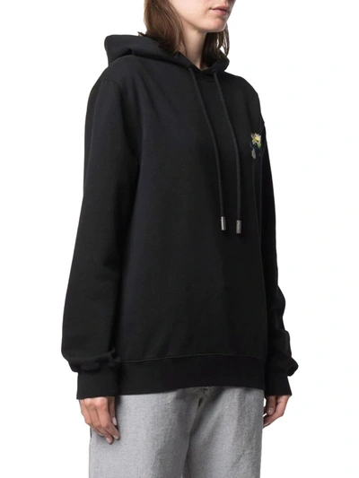 Shop Off-white Check Arrows Hooded Sweatshirt In Black
