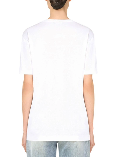 Shop Dolce & Gabbana Logo-print T-shirt In White