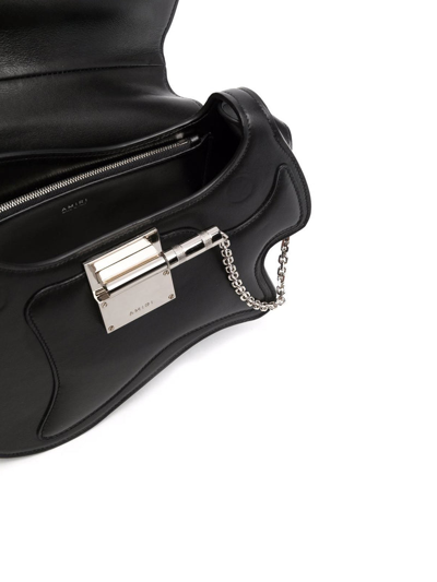 Shop Amiri Guitar Shoulder Bag In Black