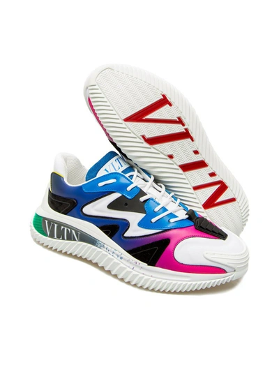 Shop Valentino "wade Runner" Sneakers In White