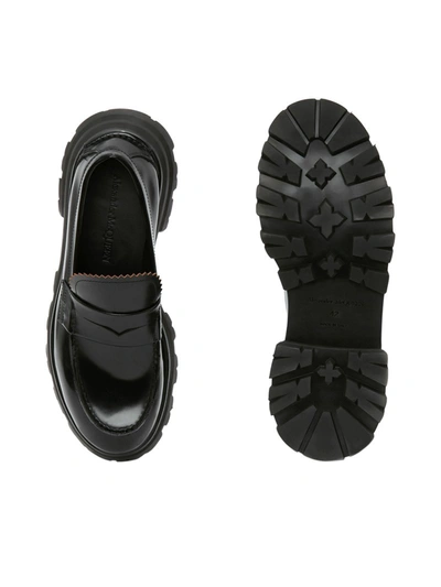 Shop Alexander Mcqueen Worker Loafers In Black