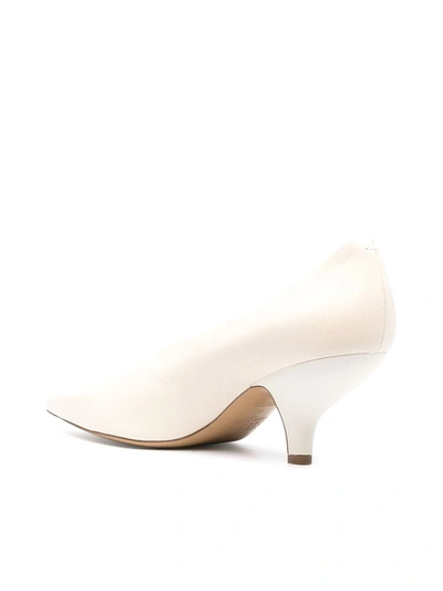 Shop Maison Margiela Court Decollete In Nude & Neutrals