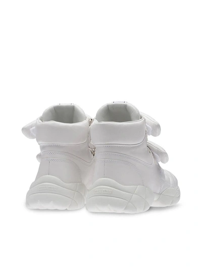 Shop Miu Miu High-top Sneakers In White