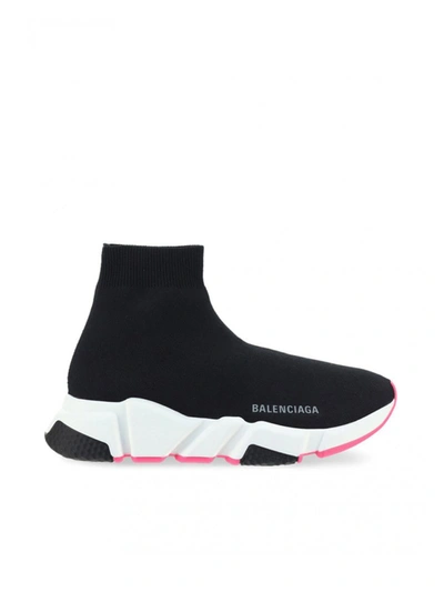 Shop Balenciaga Speed Sneakers In Pink & Purple