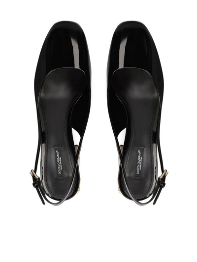 Shop Dolce & Gabbana Dg Block Heel Pumps In Black