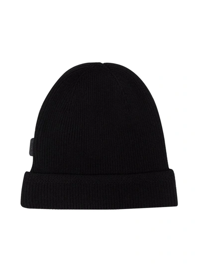 Shop Tom Ford Ribbed Cap In Black