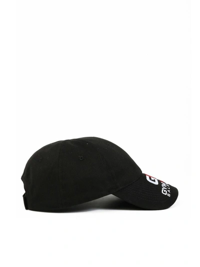 Shop Balenciaga Gym Wear Baseball Cap In Black