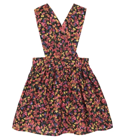 Shop Paade Mode Cotton Pinafore Skirt In Multicoloured