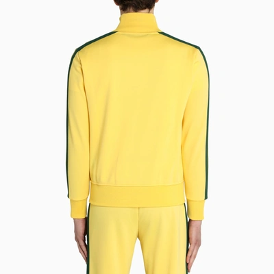 Shop Palm Angels Yellow/green Track Sweatshirt