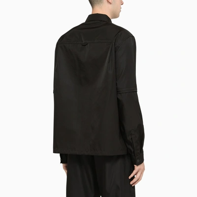 Shop Prada Black Nylon Shirt