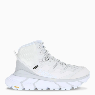 Shop Hoka One One White Tennine Hike Gore-tex Sneakers