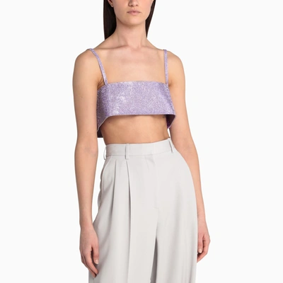 Shop Nué Lilac Charlotte Top In Purple