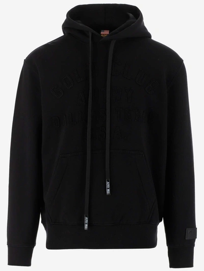 Shop Autry Logo Embroidered Hoodie In Black