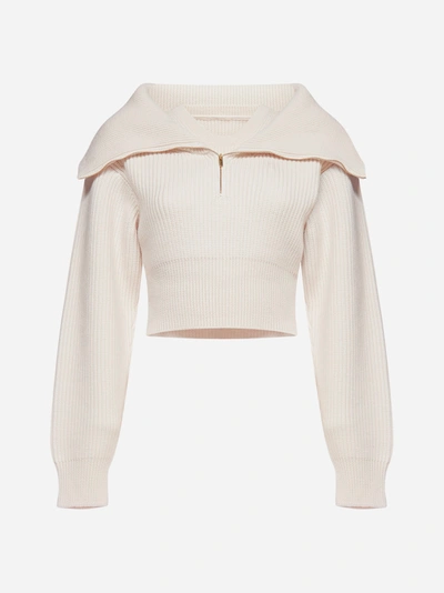 Shop Jacquemus Risoul Merino Wool Sweater