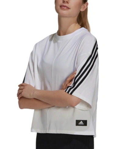 Shop Adidas Originals Adidas Women's Future Icons 3-stripes T-shirt In White