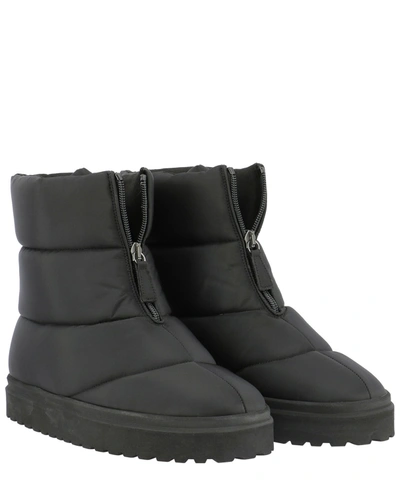 Shop Gia Borghini "luna" Snow Ankle Boots In Black  