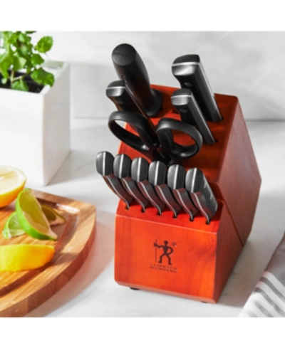 J.a. Henckels Henckels Dynamic Cutlery & Cherry Wood Block 12-pc. Set In Cherry